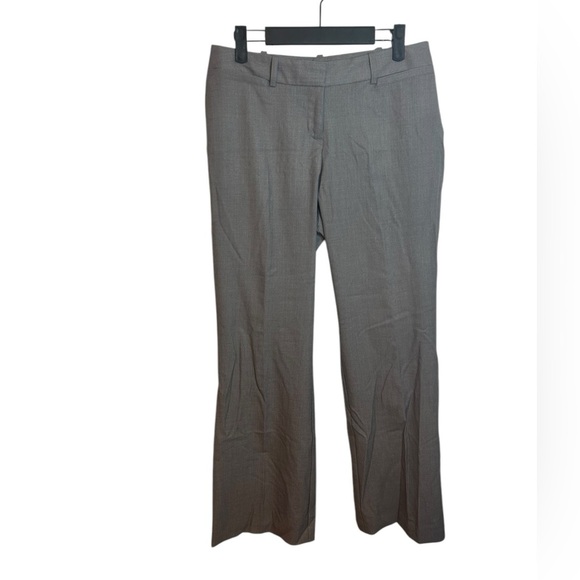 Worthington Gray Curvy Fit Wide Leg Trousers - Picture 1 of 5